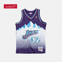 NBA-Mitchell&Ness 爵士队 马龙 SW球迷版复古球衣-1996-97客场 图片色 L