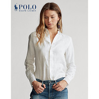 Ralph Lauren/拉夫劳伦女装 2020年夏季孔眼亚麻布衬衫21513 100-白色 M