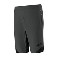 诺诗兰弹力短裤男 2020夏季新款户外upf50+防晒透气防泼运动裤GQ095403 暗影黑色 185