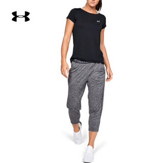 安德玛官方UA Armour女子运动短袖T恤Under Armour1328964 黑色001 XS