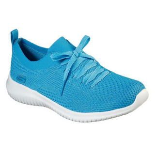 SKECHERS斯凯奇女鞋透气简约低帮系带舒适休闲运动鞋149076 BLUE 3