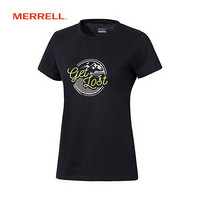 MERRELL迈乐女士 T恤JAWF26082 黑色 M