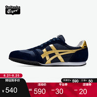 Onitsuka Tiger鬼塚虎2020秋冬男女鞋 SERRANO 复古休闲鞋 1183B400 藏青色 39