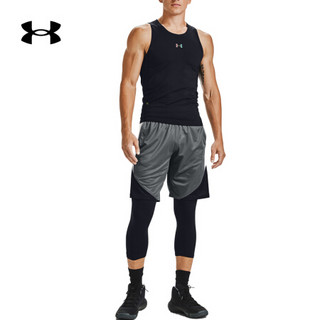 安德玛官方UA RUSH男子篮球运动紧身背心Under Armour1356867 黑色001 S