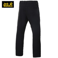 Jack Wolfskin/狼爪官方冲锋裤秋冬新品户外运动休闲时尚防风不易沾水长裤5012151 5012151-6000/黑色 46  175/84A