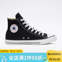 CONVERSE匡威情侣鞋帆布鞋高帮系带休闲板鞋All Star经典款137833F囤 Black M4/W6