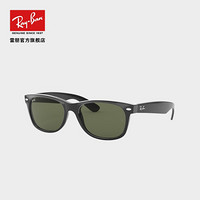 RayBan雷朋太阳镜男女款方形徒步旅行者镜框复古舒适墨镜0RB2132F可定制 901  黑色镜框绿色镜片 【定制单拍不发，镜片需另拍】尺寸58