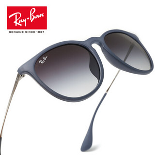 RayBan 雷朋太阳镜男女款全框复古时尚优雅渐变色0RB4171F可定制 60028G蓝色镜框灰色渐变镜片 【定制单拍不发，镜片需另拍】尺寸57