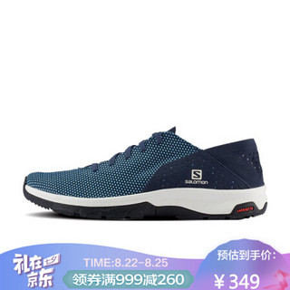 萨洛蒙（Salomon）男款时尚户外轻量透气舒适溯溪鞋 TECH LITE M 蓝色 409819 UK6.5(40)