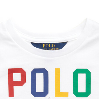 Ralph Lauren/拉夫劳伦女童 2020年春季平纹针织图案T恤33543 100-白色 5