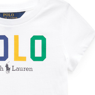 Ralph Lauren/拉夫劳伦女童 2020年春季平纹针织图案T恤33543 100-白色 5