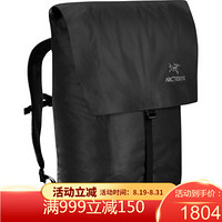 始祖鸟（ARC’TERYX）男士背包双肩包电脑包翻盖搭扣包ARC00NZ Black OneSize