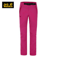 Jack Wolfskin/狼爪官方女裤秋季户外长裤软壳休闲运动冲锋裤1501992 1501992-2081/玫红色 38 165/74A