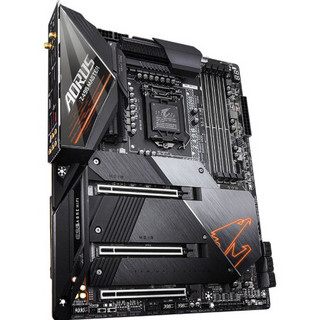 技嘉AORUS Z490主板+intel十代酷睿i9 10850K/10900K/KF主板CPU套装 Z490 AORUS MASTER超级雕 i9 10900K 10核20线程有核显