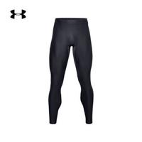 安德玛官方UA Project Rock强森男子运动紧身裤Under Armour1356563 黑色001 L