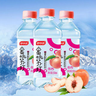 京东PLUS会员：國圆  舒小达 苏打水 水蜜桃味 350ml*12瓶  *2件