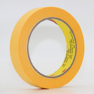 3m 244 美纹纸胶带 耐高温胶带无痕防焊高温美纹纸胶带 20mm*50m 1卷