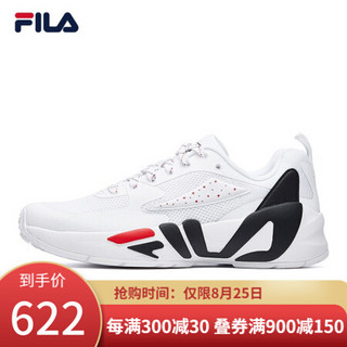 FILA 斐乐官方女子跑步鞋 2020秋新款透气网面鞋运动鞋女休闲鞋 斐乐白-WT 38