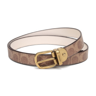 商品coach蔻驰 女士针扣式双面使用皮带腰带经典标志 72685