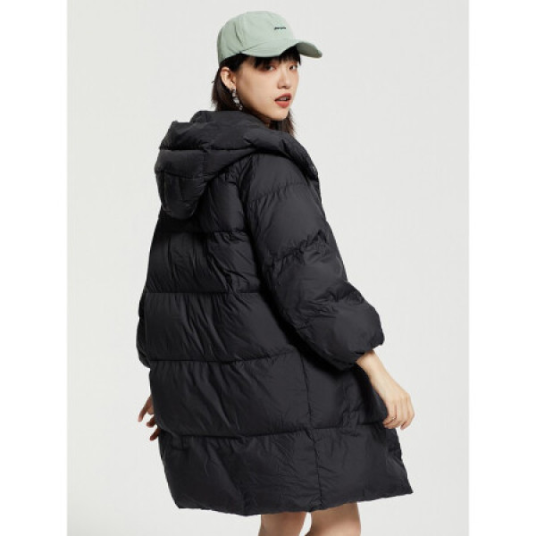 商品【秋尚新】eral/艾莱依2020秋冬新款防风保暖羽绒服中长款面包服