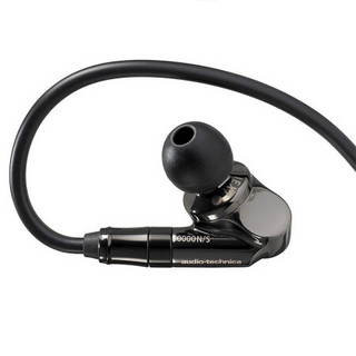 audio-technica 铁三角 ATH-IEX1 入耳式挂耳式圈铁有线耳机 黑色 3.5mm