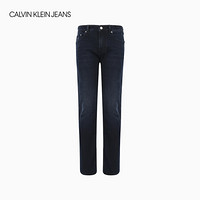 CK JEANS 2020秋冬新款 男装修身丹宁合身牛仔裤CKJ027 J316208 1BJ-黑色 32