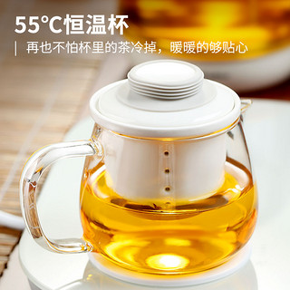 品茶忆友透明玻璃烧水壶整套功夫茶具全自动煮茶壶保温底座泡茶器