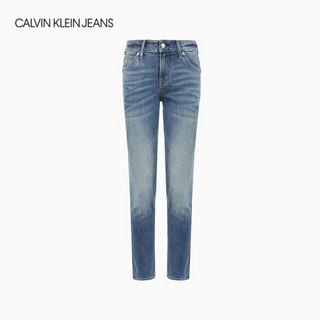 CK JEANS 2020秋冬新款 女装时尚合体版牛仔裤CKJ022 J214638 1A4-蓝色 28