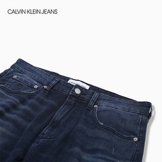 CK JEANS 2020秋冬新款 男装运动楔形版牛仔裤CKJ056 J315496 1BJ-蓝色 28