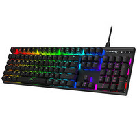 HYPERX Alloy Origins Core 竞技版 104键 有线机械键盘 黑色 HyperX 水轴 RGB