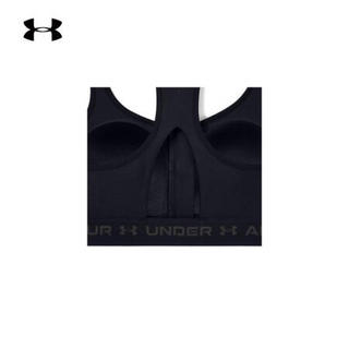 安德玛官方UA Armour女子拉链运动内衣—高强度Under Armour1355110 黑色001 38B