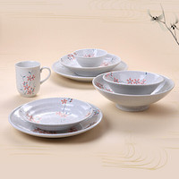 美浓烧（Mino Yaki） 美浓烧日本进口陶瓷碗饭碗日式餐具面碗碗盘碟餐具套装 IH-12大碗