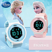 迪士尼儿童手表女小学生女孩冰雪奇缘联名同款运动防水女童电子表