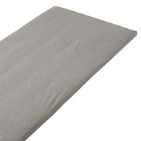 MUJI 水洗棉 床单 家纺 棕色 双人床用 220×260cm