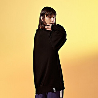 Kappa卡帕艺术家联名款情侣卫衣2020新款印花外套休闲针织套头衫K0AY2WT71D 黑色-990 S