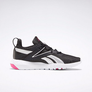 Reebok锐步 运动健身MEGA FLEXAGON女子低帮训练鞋FW8130 FW8130_黑色/银色/白色 37.5