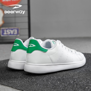 【deerway/德尔惠运动板鞋】德尔惠男鞋女鞋春季板鞋男女小白鞋情侣鞋
