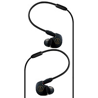 audio-technica 铁三角 ATH-IM04 入耳式耳挂式有线耳机 黑色