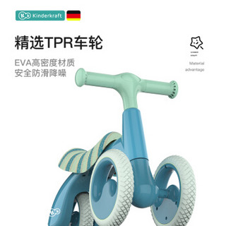 KinderKraft 德国儿童平衡车学步车可坐可滑行防侧翻 蓝色
