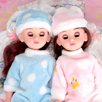 奥智嘉 梦幻依甜芭比娃娃女孩玩具会说话智能仿真洋娃娃安抚睡眠布娃娃 儿童玩具礼物粉色