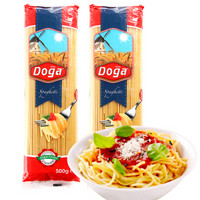 Doga 土耳其进口意大利面通心粉方便速食 直条形意面500g*2袋