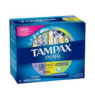 TAMPAX 丹碧丝 珍珠系列 塑胶导管式卫生棉条套装 (L轻吸收量10支+R普通吸收量30支+S大吸收量10支)