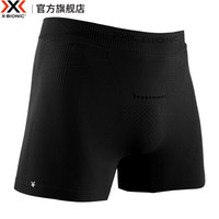 X-BIONIC 激能 4.0 男士平角运动内裤裤 战术狩猎户外越野短裤 黑/烟煤 XL