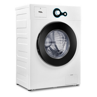 TCL 7公斤 全自动滚筒洗衣机 一键便捷 中途添衣 智能感知 高温自洁 (芭蕾白) TG-V70