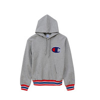 Champion冠军ActionStyle休闲连帽卫衣男 灰色 XL