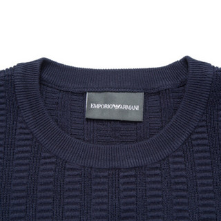 EMPORIO ARMANI 阿玛尼奢侈品20春夏新款男士针织衫 3H1MT2-1MLQZ NAVY-0922 XXL