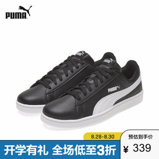 PUMA彪马官方 新款男女同款情侣拼色休闲鞋 PUMA UP 372605 黑色-白 01 35.5