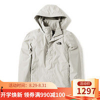 TheNorthFace北面2020春季防水透气冲锋衣男户外|49F7 9B8/灰色 XL