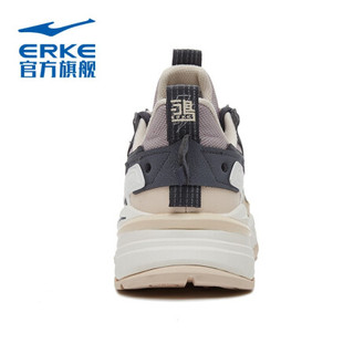 【浔系列 刑天】鸿星尔克运动鞋2020秋季上新男子缓震型跑鞋时尚撞色中国风休闲运动鞋耐磨防滑男鞋 沙赭色/碳灰 39