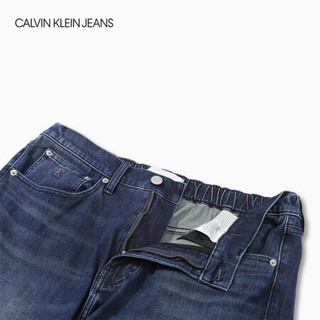 CK JEANS 2020秋冬 男装时尚松紧束口版牛仔裤 J316221 1BJ-牛仔蓝 29